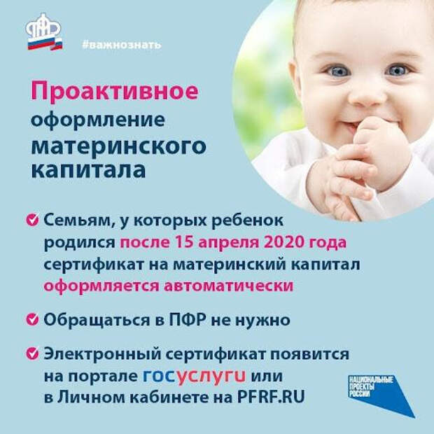 Красногорцам на заметку: сертификат на материнский капитал можно получить в электронном виде