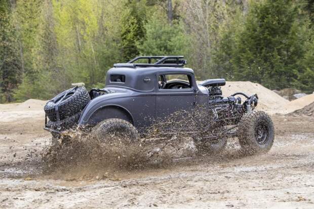 Хот-род Dodge Coupe 1932 для улиц и бездорожья в стиле Безумного Макса dodge, авто, автомобили, внедорожник, кастом, кастомайзинг, самоделка, хот-род