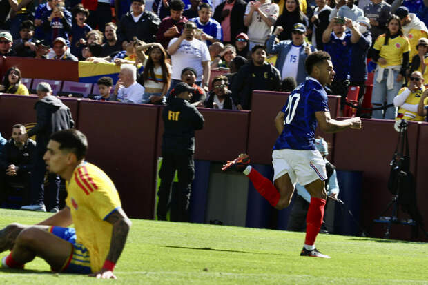 Сборная Франции переиграла команду Колумбии в товарищеском матче