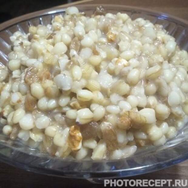 Кутья из пшеницы с изюмом и орехами - рецепт с фото