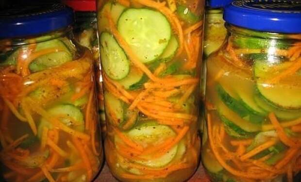 Огурцы по-корейски на зиму
