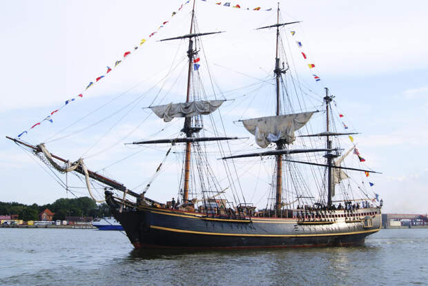 The replica HMS Bounty tall ship is shown in this 2011 handout photo supplied by HMS Bounty Organization LLC