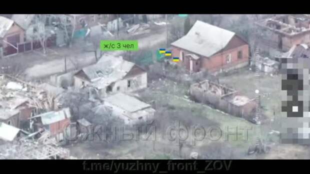 Мощное уничтожение украинских бойцов в укрытии сняли на видео