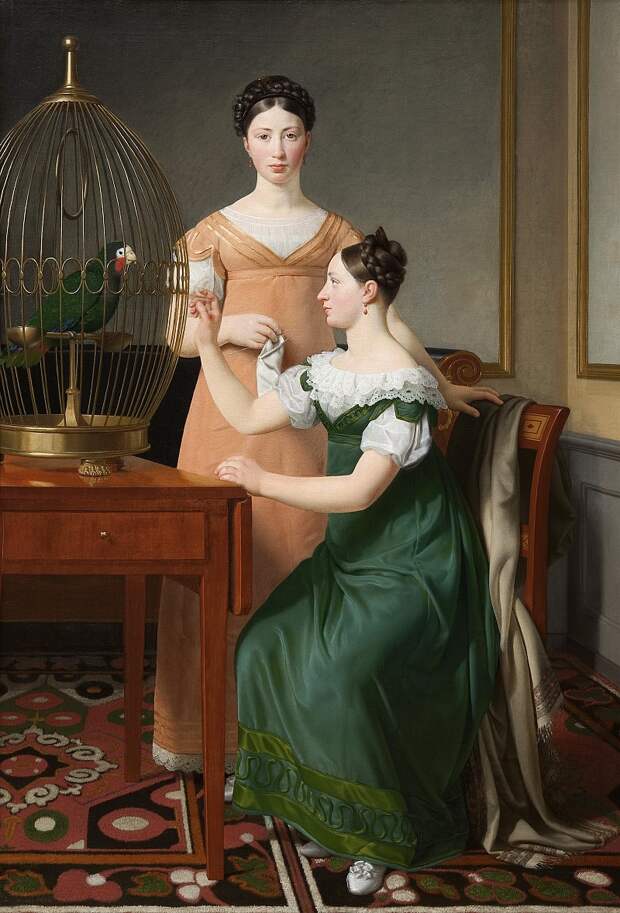 Копенгаген (СМК) Датская национальная галерея - Christoffer Wilhelm Eckersberg (1783-1853) - Bella and Hanna. The Eldest