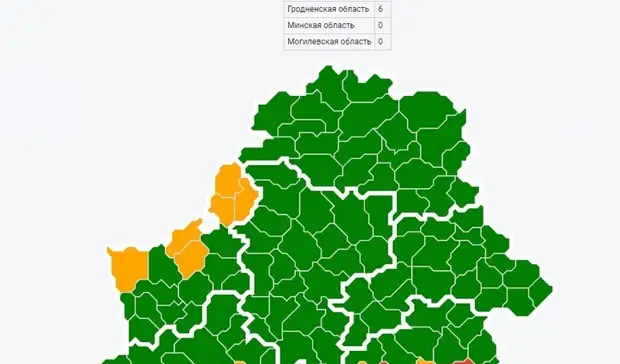 В 20 районах Белоруссии действуют запреты и ограничения на посещение лесов