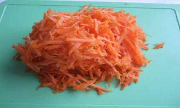 Тертая морковь