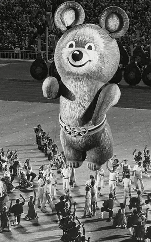 Фото олимпийского мишки 1980