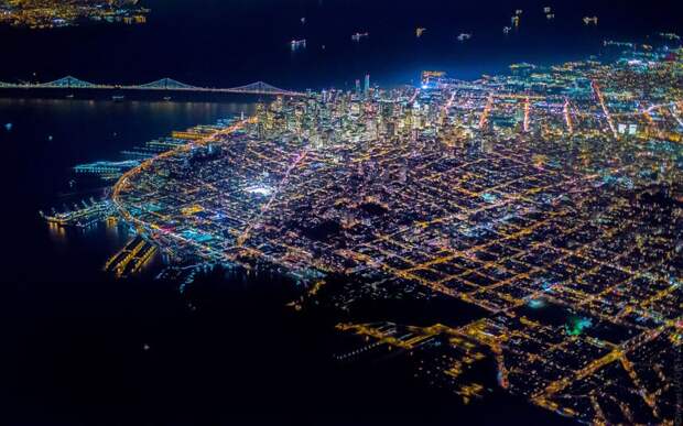 Фото ночного Сан-Франциско, от которых захватывает дух