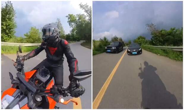 Красиво снятое ДТП