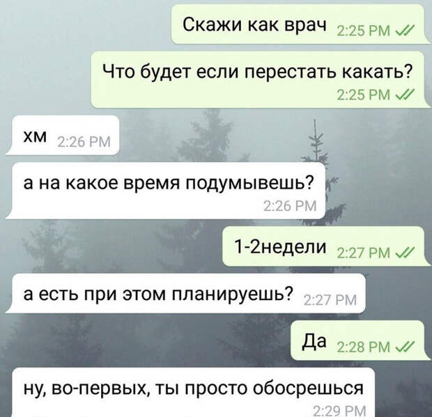 Скриншоты смешных комментариев и смс 