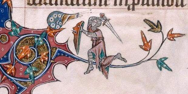 Рыцарь и улитка в средневековье 