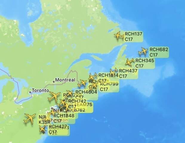 ‼️🇺🇸🇮🇷США прямо сейчас перебрасывают авиацией большие силы на Ближний Восток