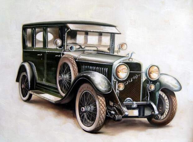 Смородинов Руслан. Ретро автомобиль Skoda Hispano-Suiza