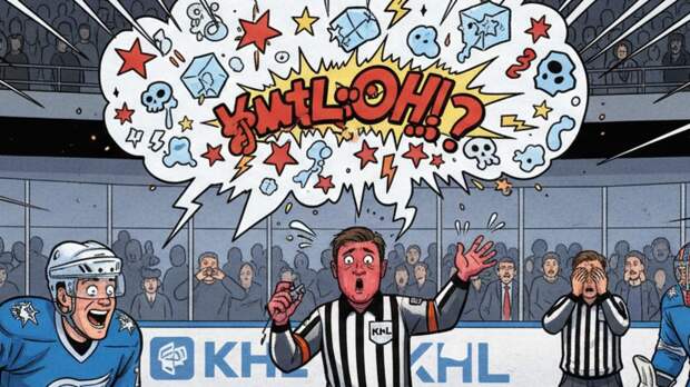 Судья случайно выругался матом при объявлении решения во время матча КХЛ