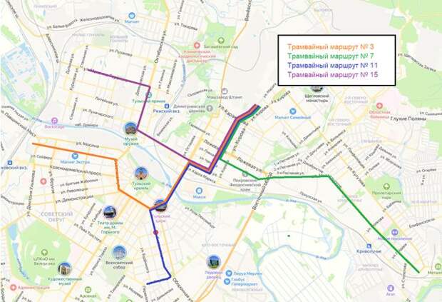 29 апреля в Туле ограничат движение трамваем на ул Щегловская засека