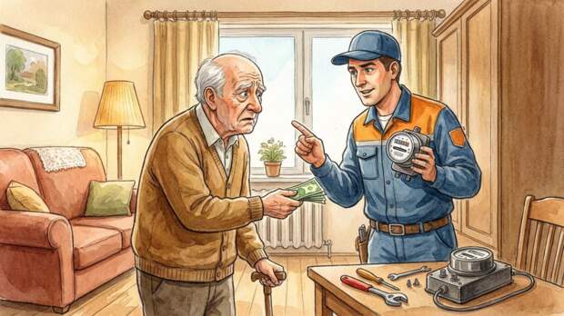 Пенсионер лишился 30,7 млн рублей после звонка о замене счётчиков