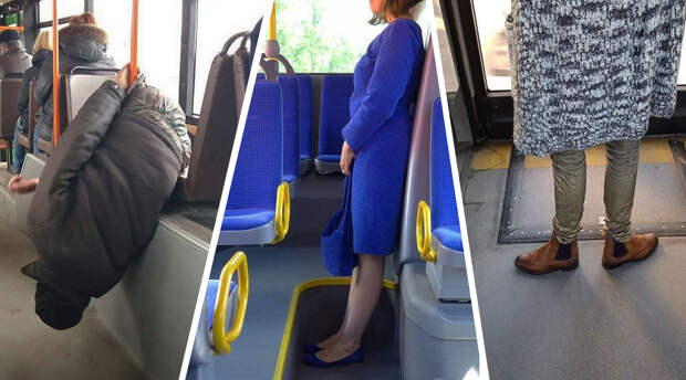 Забавные фотографии, которые сделаны в общественном транспорте