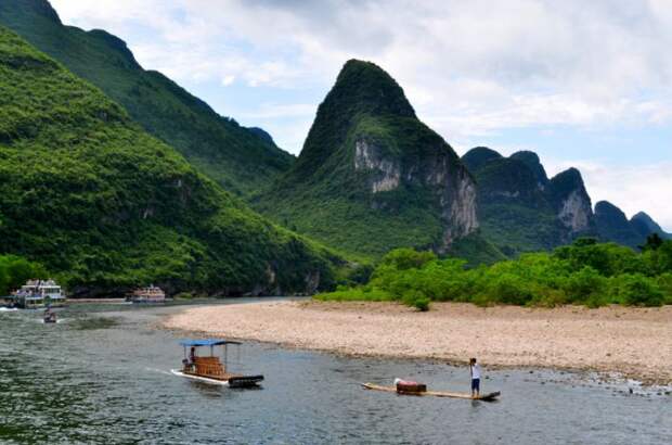 Красивые пейзажи Гуйлинь (Guilin)