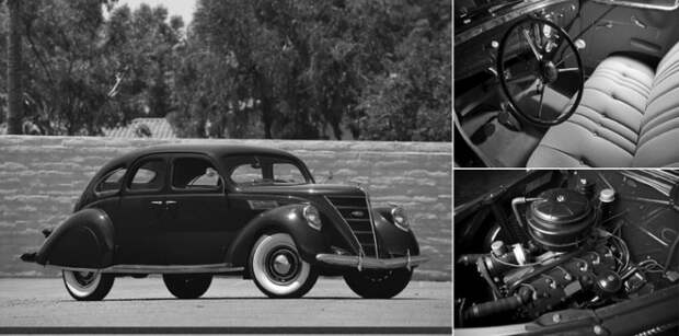 Lincoln Zephyr — мягко говоря, неординарная модель для своего времени: 12-цилиндров под капотом и крайне необычный дизайн делали этот седан очень желанным даже для штатовских автомобилистов