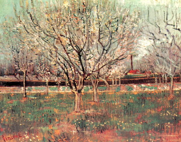 Orchard in Blossom Plum Trees. Винсент Ван Гог (1853-1890)
