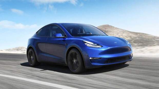 фото Tesla Model Y 2019-2020 вид спереди