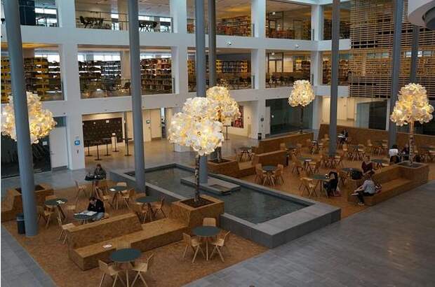 Копенгагенский университет превратился в сад