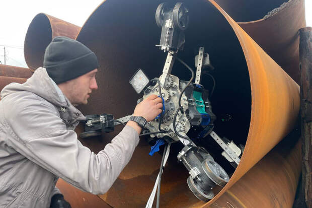 ПНИПУ: разработан робот для диагностики и ремонта труб любого диаметра