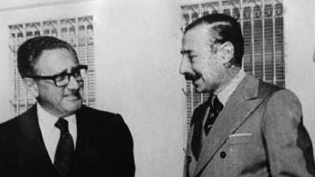 Генри Киссинджер и Хорхе Видела, 1976 г.