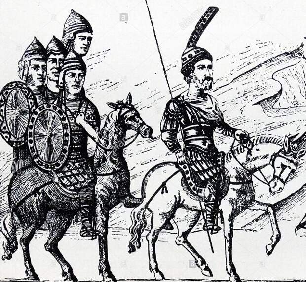 Поход на Бердаа (миниатюра) (Иллюстрация из открытых источников)
