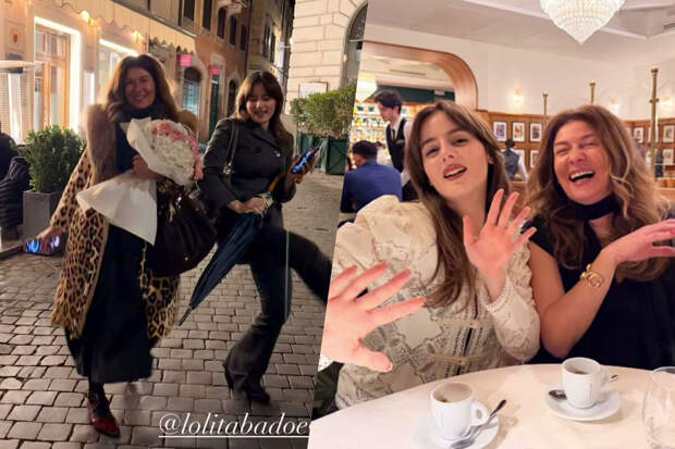 Ведущая Жанна Бадоева показала фото с дочерью из поездки в Рим