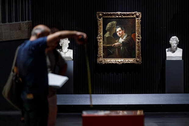 Экспозиция выставки «Карл Брюллов. Рим — Москва — Петербург»