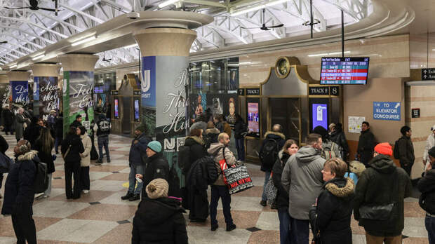 Снежная буря парализовала авиасообщение на восточном побережье США