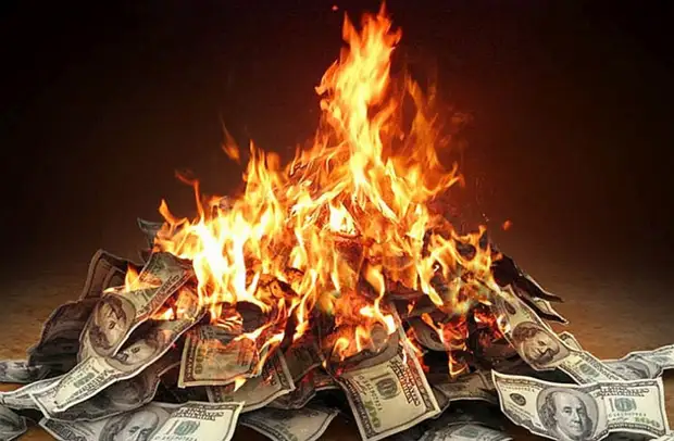 Закат доллара вручную!