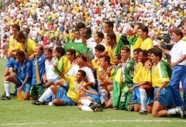 1994 год. Бразилия - чемпион мира. Фото Александр ФЕДОРОВ, "СЭ"