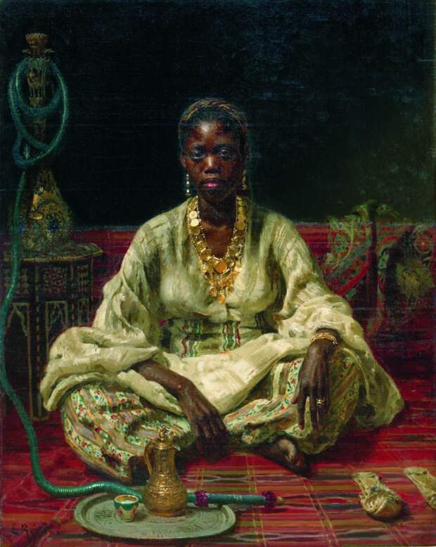 Репин И.. Негритянка. 1876