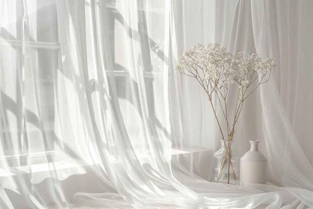 Как быстро отбелить тюль в домашних условиях