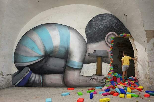 Город детей от @Seth_globepainter (подборка)