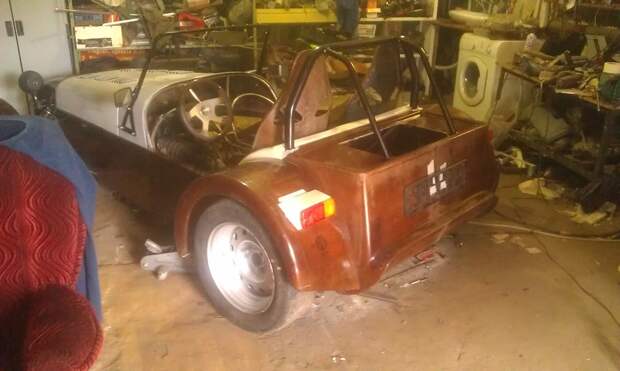 Омский изобретатель собирает Lotus Seven lotus, копия, реплика, самоделка, электромобиль