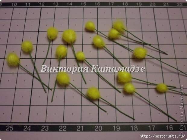 Мимоза из шерсти и шелка МК (26) (520x390, 101Kb)