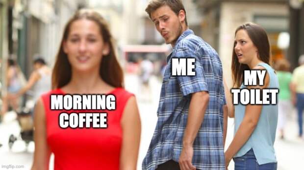 morning coffee meme