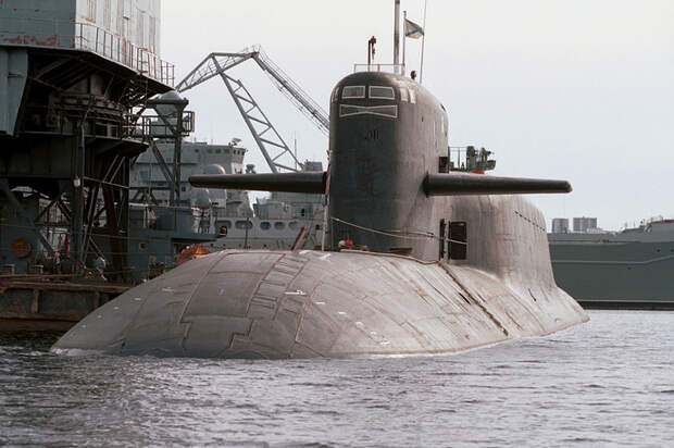 Атомный ракетный подводный крейсер стратегического назначения "Новомосковск"