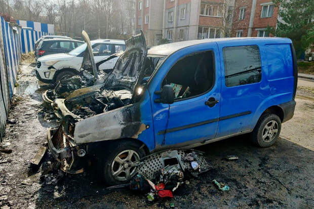 СК: житель Черняховска арестован по обвинению в поджоге автомобилей полицейских