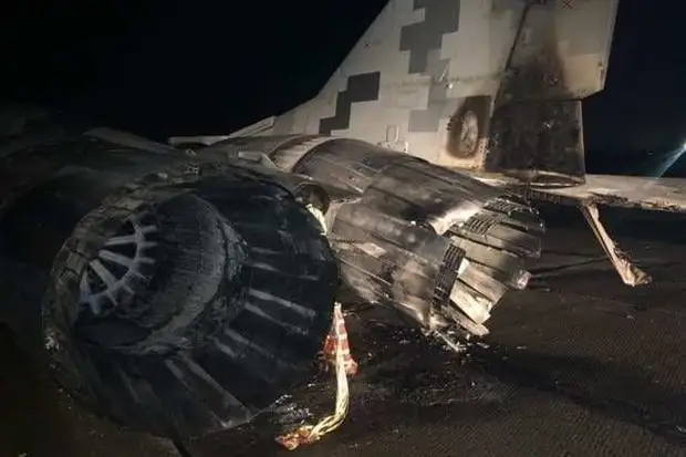 Украинский истребитель МИГ-29 уничтожен «дружественным ударом»