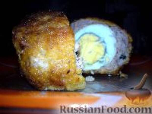 Фото к рецепту: Мясные колобки с яйцом