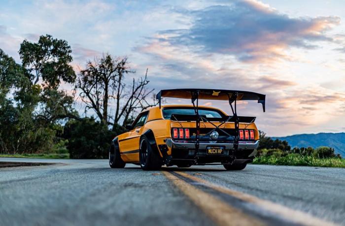 Классический Ford Mustang Twin-Turbo 1969 готов шокировать