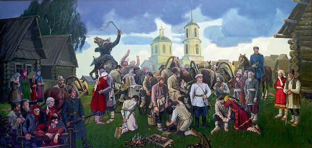 Валентин Белых. «Арест мултанцев в 1892 году (“Мултанское дело”)» (2007)