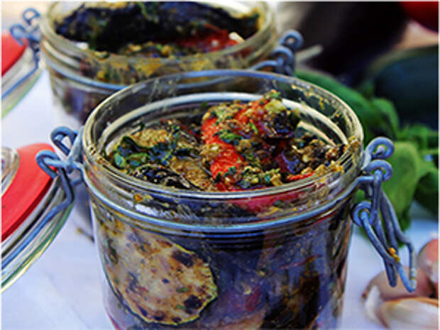 Рецепт маринованных овощей гриль.