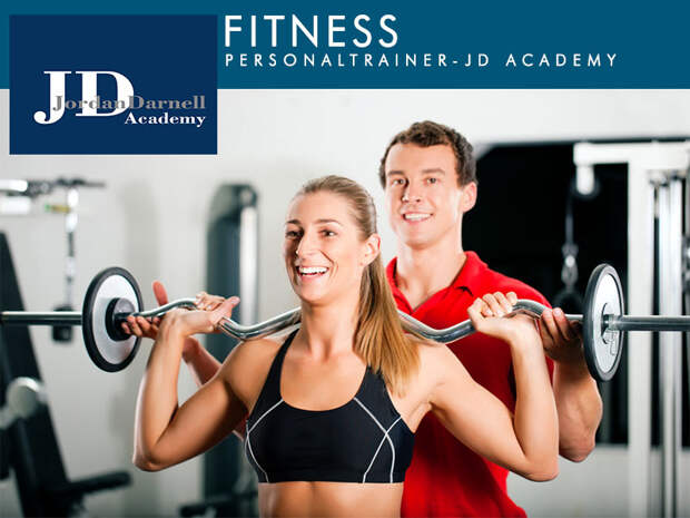Woman In Gym With Personal Fitness Trainer Exercising Power Gymnastics With A Barbell Фотография, картинки, изображения и сток-ф