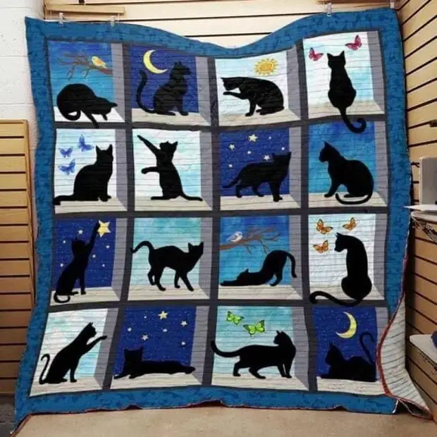 Приветствую всех сумасшедших кошатниц! Вы ищете идеальное одеяло с изображением кота, которое можно сделать для себя или своих друзей, любящих кошечек?-15-8