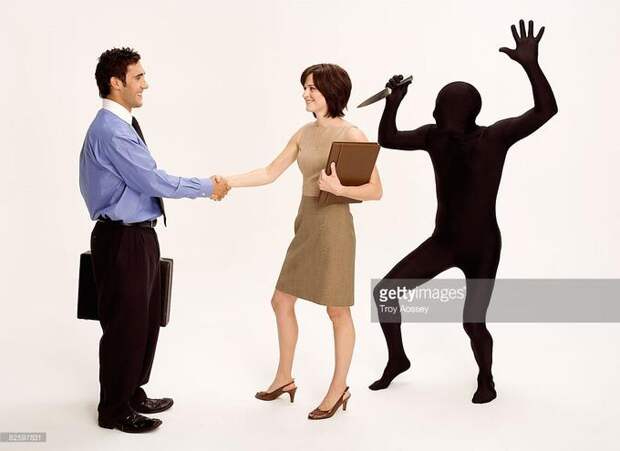 Stock Photo Backstabber original